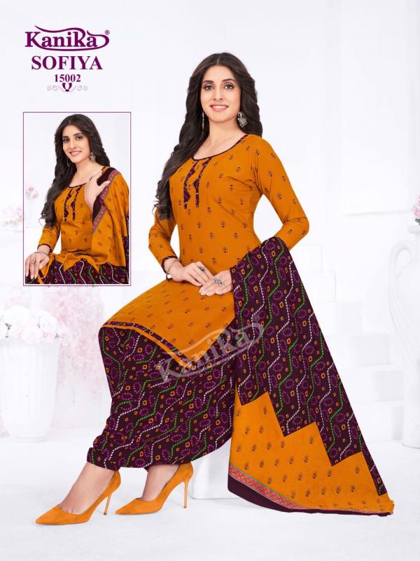 Kanika Sofiya Vol-15 Cotton Designer Readymade With Linning Suit